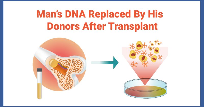 Man’s DNA Replaced