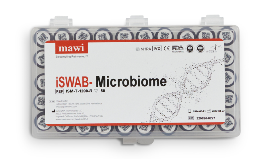 iSWAB Microbiome 1200 rack